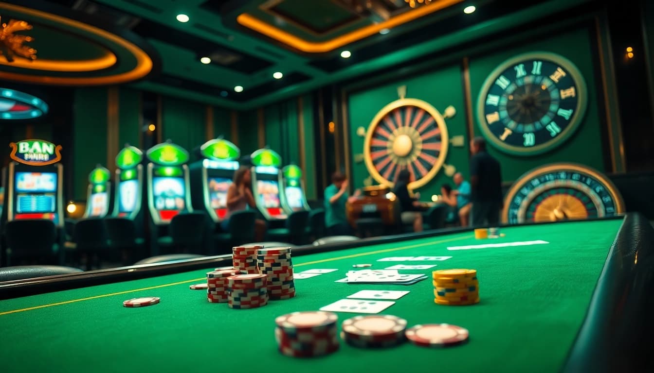 Experience the thrill of 99ok's online casino with engaging poker tables and vibrant gameplay.