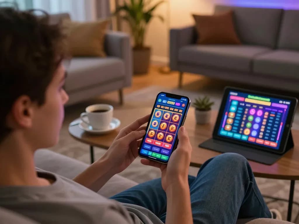 789 win rewards praised by players during an exciting mobile casino session on a smartphone in a cozy setting