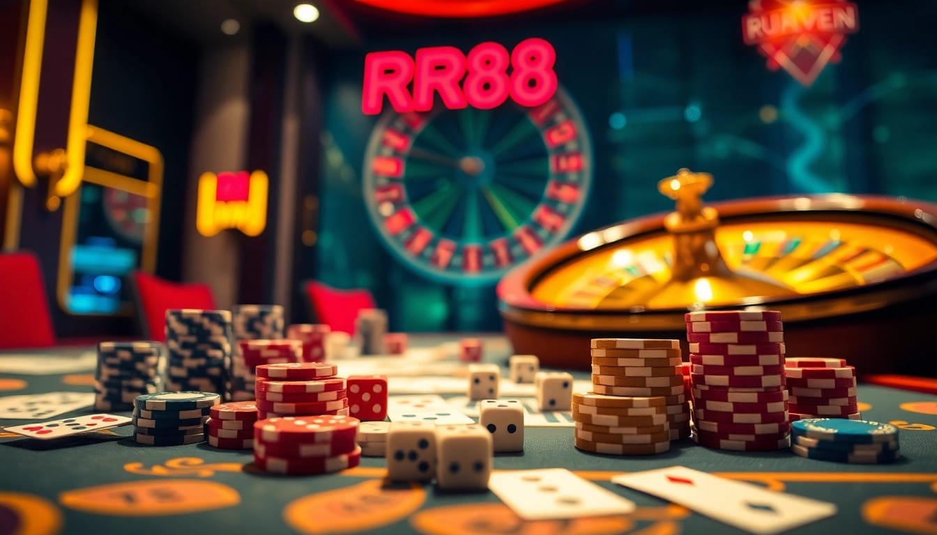 Experience the thrill of gambling at RR88 with engaging casino games and vibrant atmosphere.