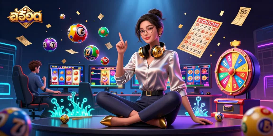 Engage in the vibrant world of สล็อต with thrilling slot reels and dynamic lottery elements.