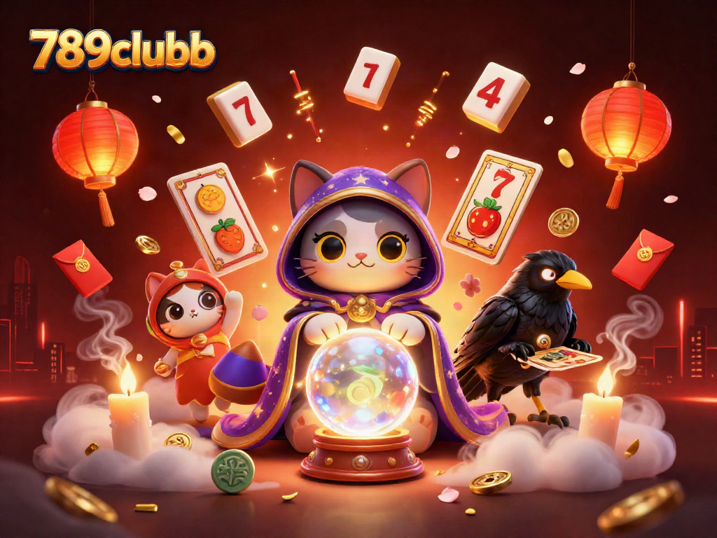 Play exciting games at 789clubb while connecting mystic elements and slot symbols.