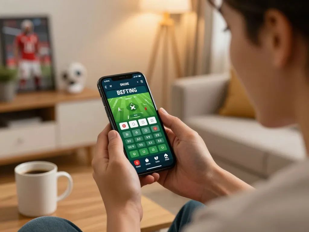 Experience the excitement of nhà cái hbet live betting on a smartphone at home with engaging atmosphere