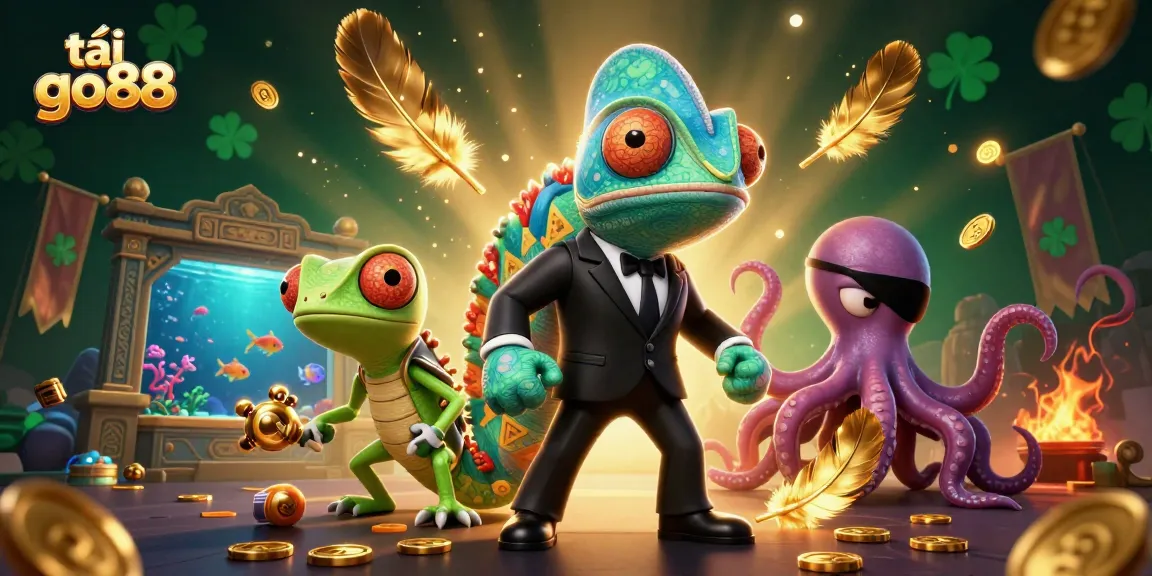 Experience thrilling moments with tải go88 in this vibrant 3D casino illustration featuring exciting gaming elements.