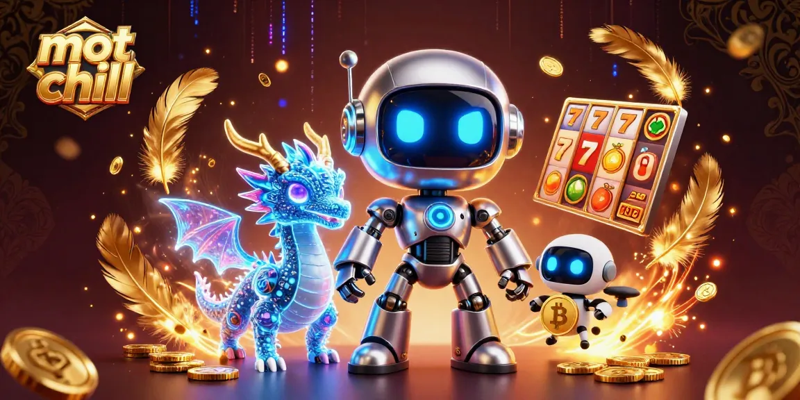 Experience exciting gameplay with mot chill in a vibrant casino scene with neon effects and dynamic elements.