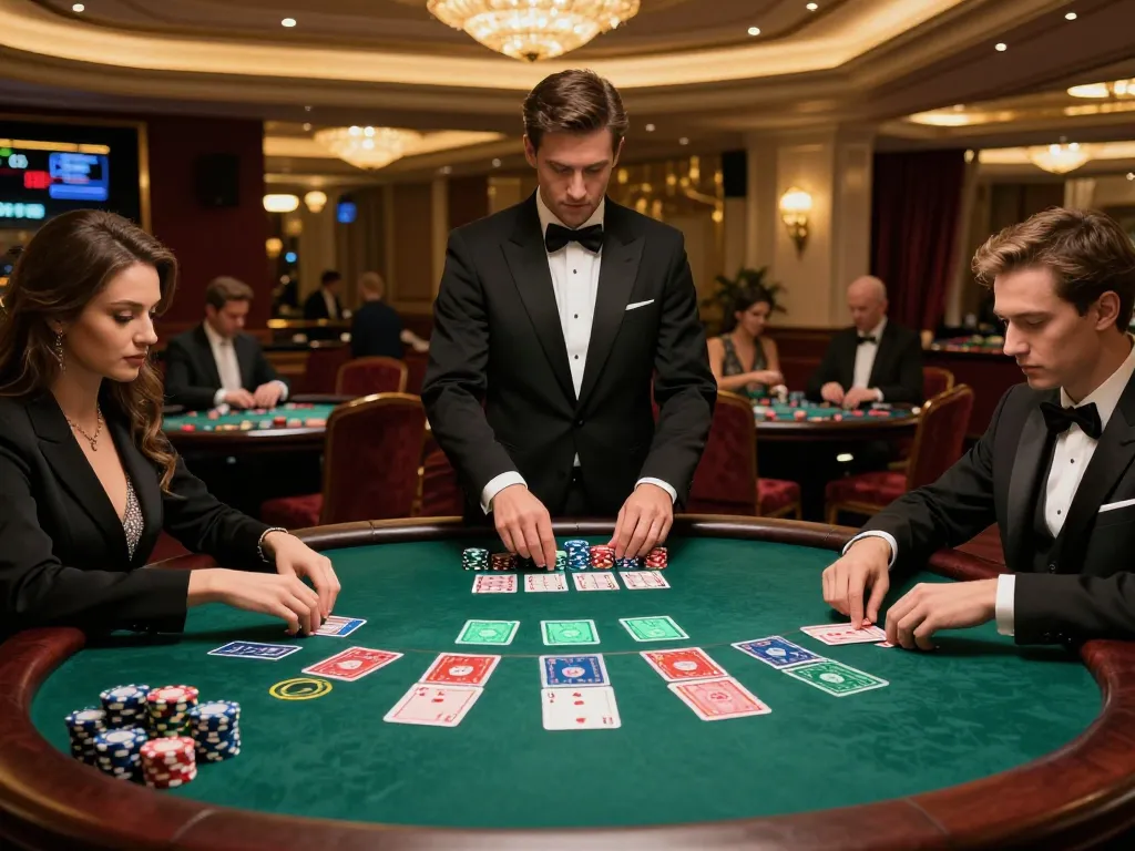 Players experiencing high-stakes blackjack excitement at nhà cái go99, showcasing strategic gameplay.