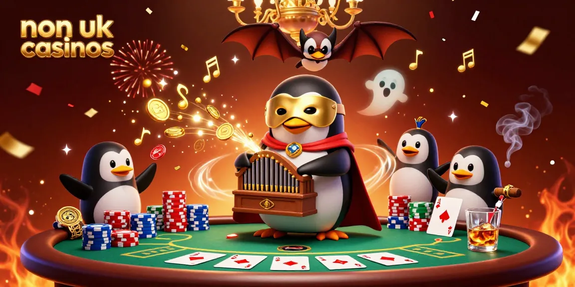 Experience exciting non UK casinos with a lively scene of winnings in a vibrant casino atmosphere.