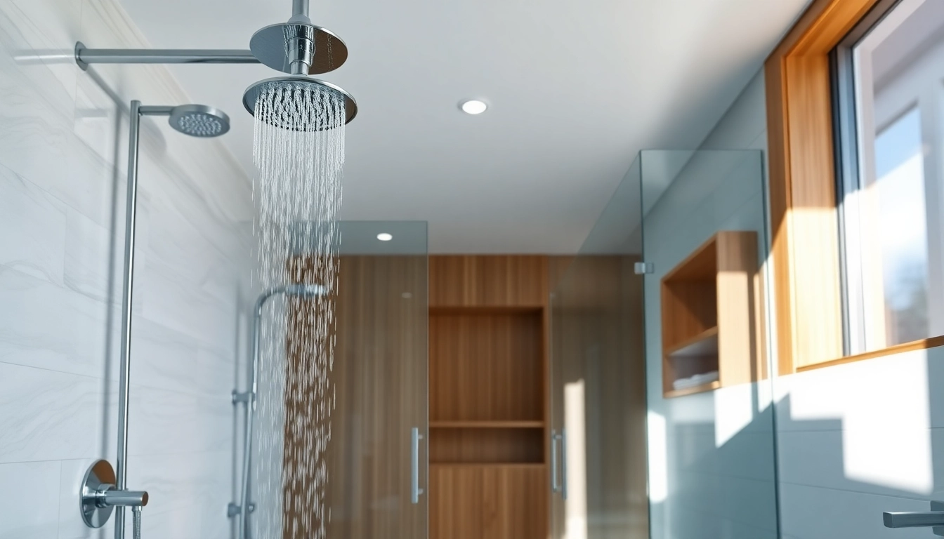 Experience elegant showers with luxurious design and modern features in a stylish bathroom.