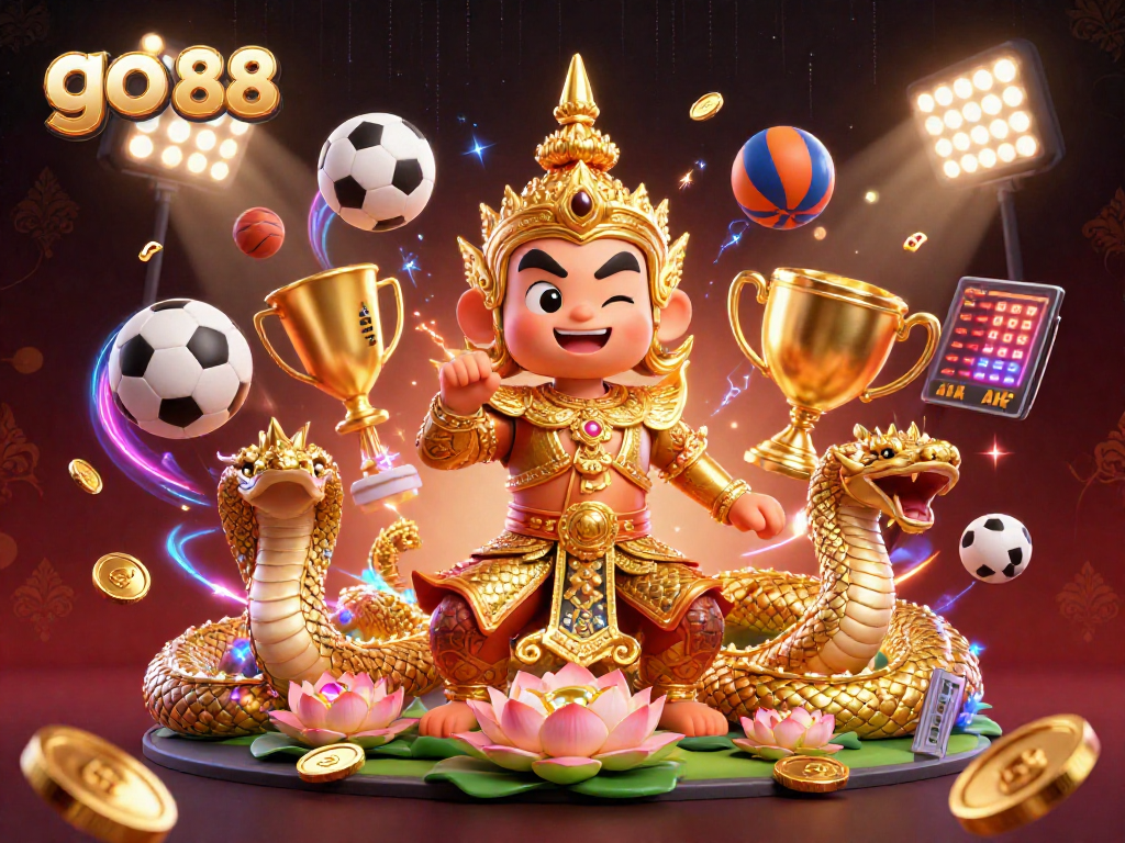 Experience the excitement of go 88 with vibrant gambling elements and dynamic sports action.