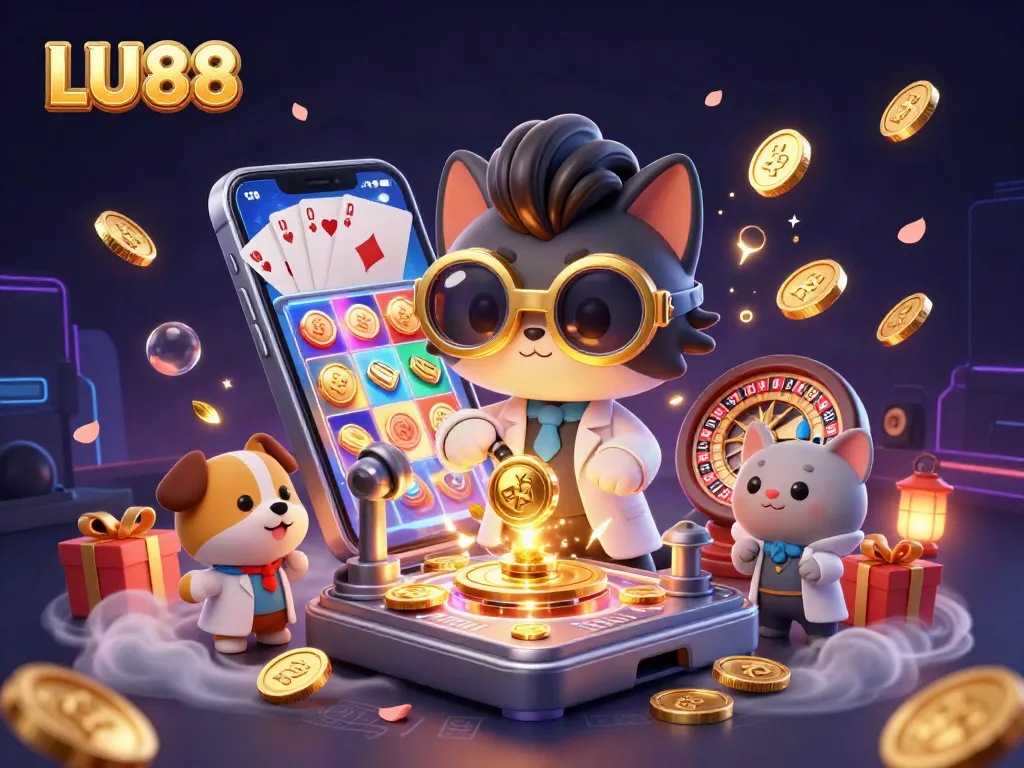 LU88 engages players with vibrant casino elements and a dynamic 3D gambling scene.