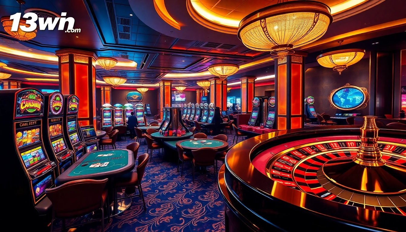 Experience the thrill of gambling at 13win.com with engaging games and vibrant casino visuals.