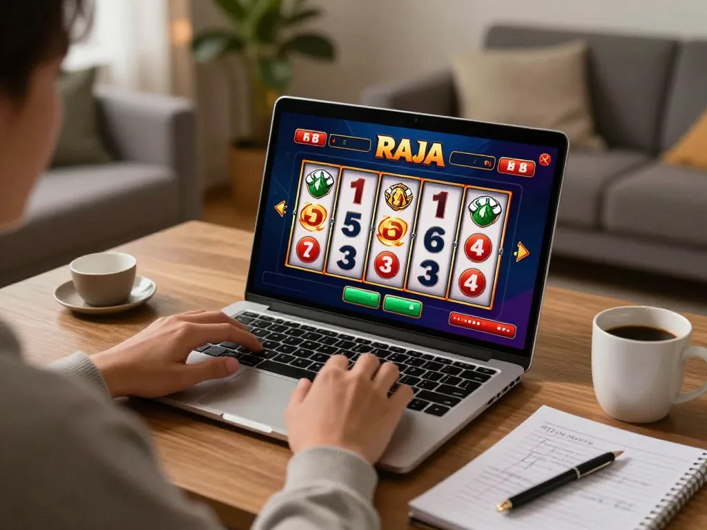 Rasakan sensasi bermain permainan raja slot secara online dengan pendekatan strategis di ruang tamu yang nyaman.