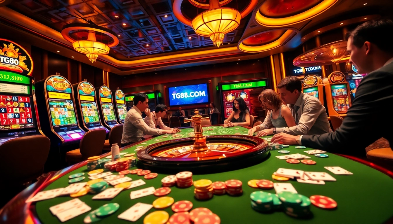 Experience winning at TG88 .COM casino with thrilling games and vibrant atmosphere.