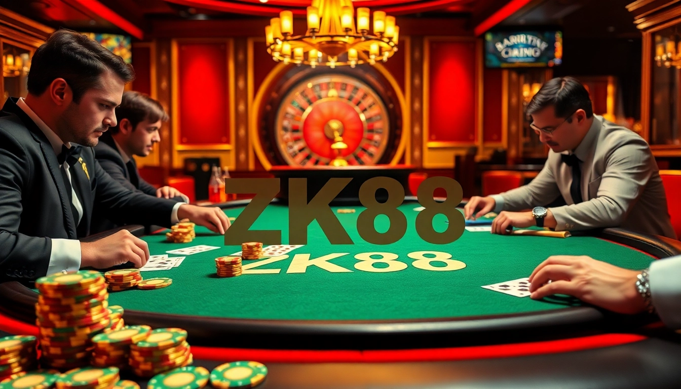 ZK88 Club Offers an Exciting Poker Experience with High Stakes and Luxury Ambiance