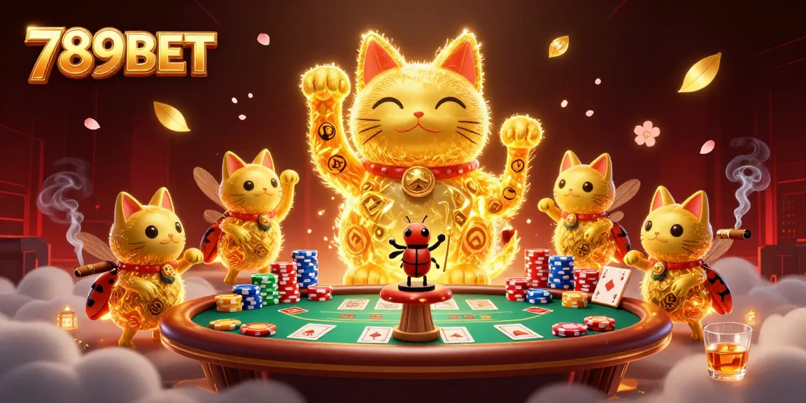 Experience the excitement of 789BET with a vibrant, dynamic casino-themed illustration.