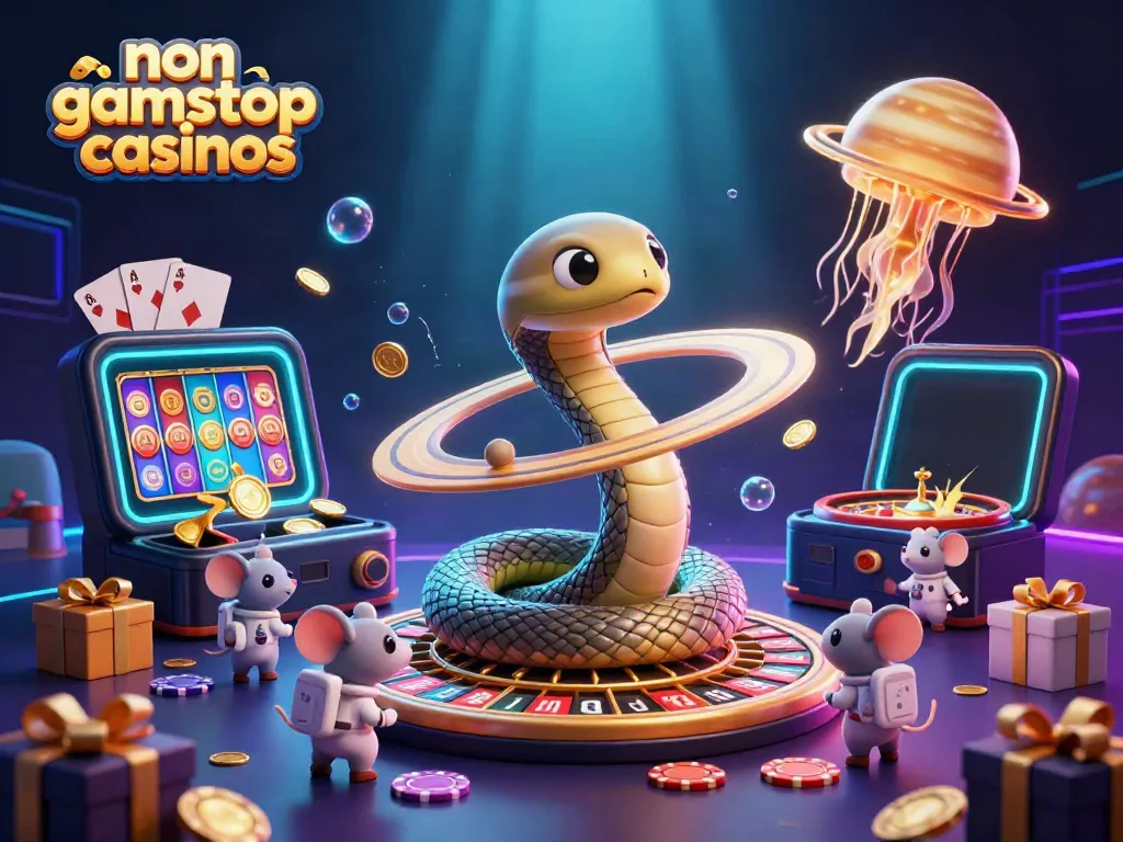 Experience non gamstop casinos with vibrant cosmic gaming, featuring unique characters and dynamic action.