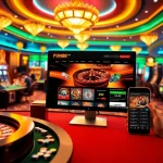Players enjoying the thrilling online gaming experience at Fun88 com virtual casino, showcasing roulette and poker tables.