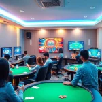 Engaging online gaming scene at topgamebaidoithuong.mx showcasing popular card games.