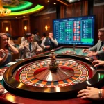 Players engaging with the roulette wheel at 399W casino, showcasing excitement and strategy.