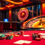 Place bets at MU88 casino's glamorous table games with vibrant chips and cards.