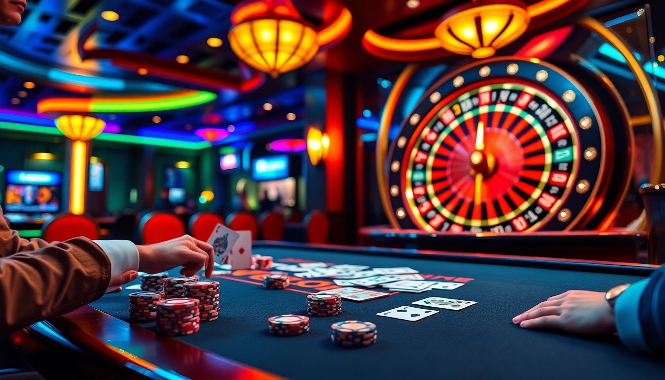 Experience the thrill of f168 vip with professional dealers and high-stakes gameplay at a vibrant casino table.