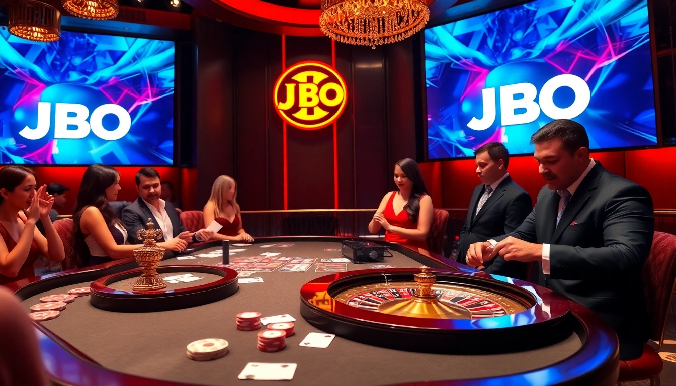 Experience the thrill of jbo chính thức as players engage in professional casino gaming.