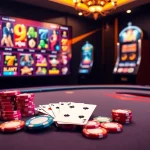 Experience thrilling gameplay at okfun's luxurious online casino featuring poker and slot machines.