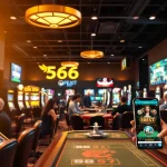 Engaging players in an exciting online casino atmosphere at 566, showcasing lively games and promotions.