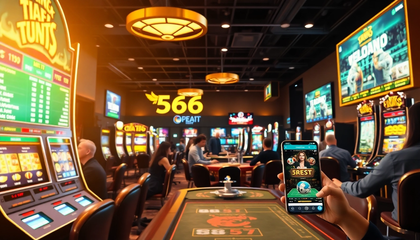 Engaging players in an exciting online casino atmosphere at 566, showcasing lively games and promotions.