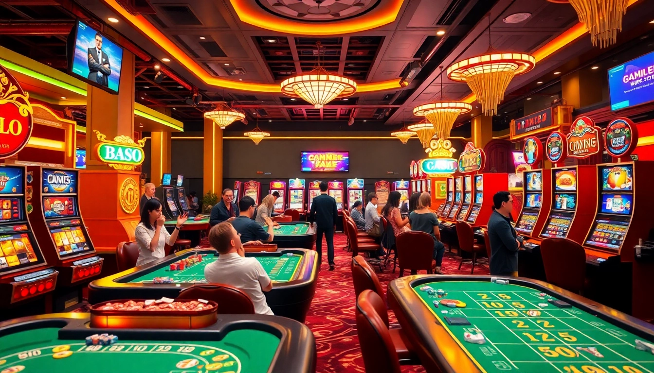 Exciting online gaming experience at new88go.com featuring vibrant casino atmosphere.