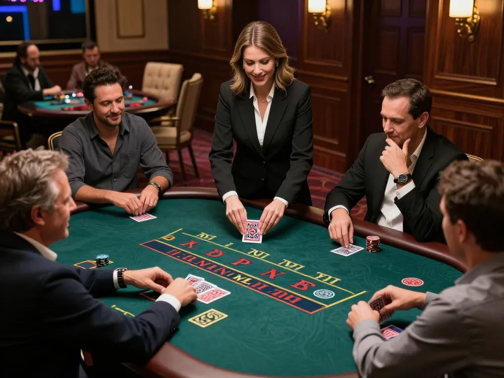 Experience intense blackjack gameplay at 789club with a live dealer and stylish casino ambiance