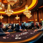 Experience thrilling G28 poker gameplay at a luxurious casino table.