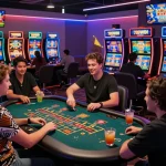 Exciting online gaming atmosphere at 789win with players enjoying live casino and sports betting.