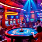 Engaging gameplay and vibrant visuals at Trang game RR88 online casino with players at various games.