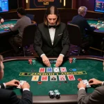C168 live dealer blackjack game in an engaging modern online casino environment with interactive player screens.