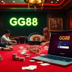 Experience the excitement of GG88 đăng nhập as players engage in high-stakes gambling at a luxurious casino.