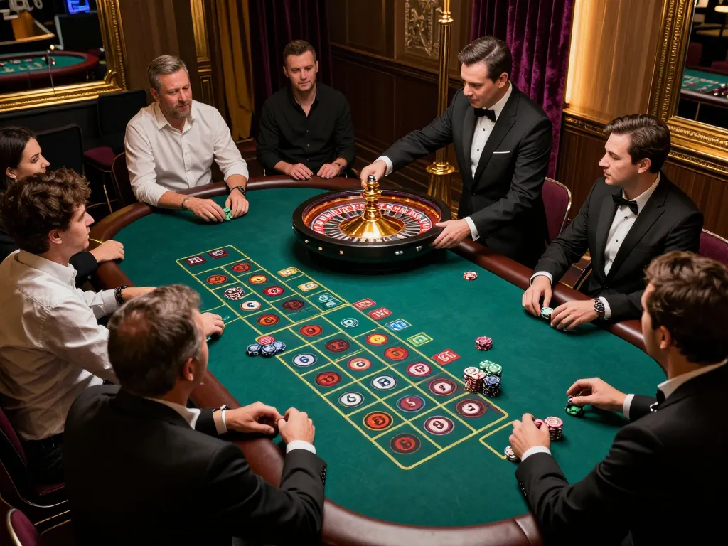 Players placing bets at the live dealer roulette table on uu88 trang chủ, experiencing thrill and excitement.