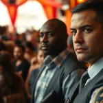 Bodyguard Service protecting a client at a busy event, illustrating trust and professionalism.