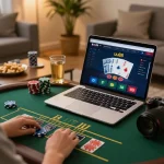 Play blackjack on uu88 platform in a cozy home environment with engaging gameplay vibes.