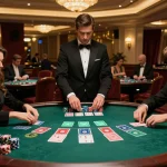Players experiencing high-stakes blackjack excitement at nhà cái go99, showcasing strategic gameplay.