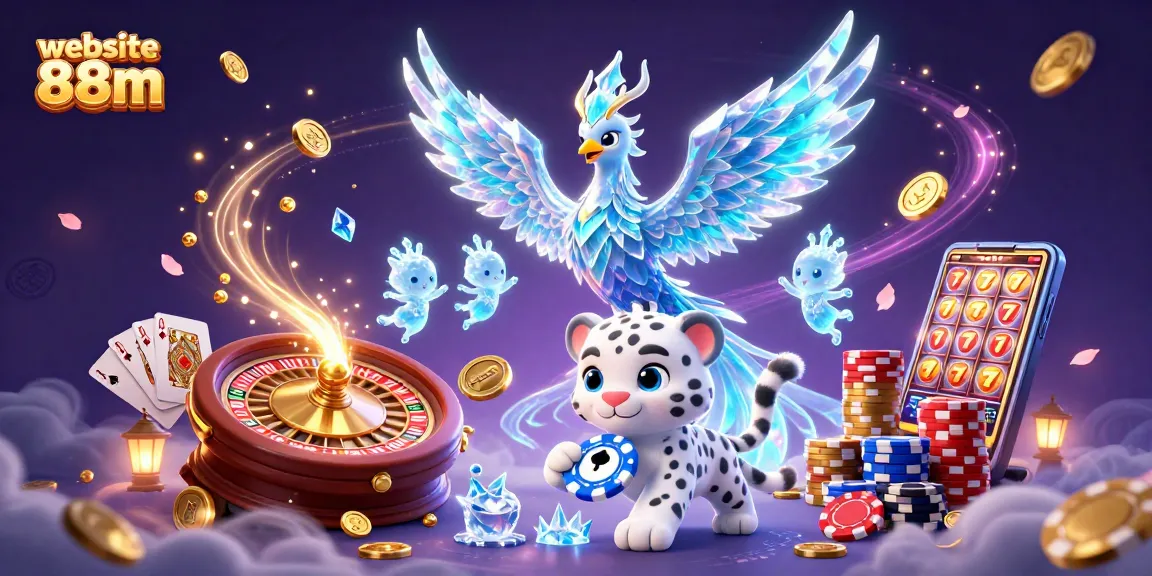 Experience the thrill of winning at website 88m with vibrant gaming elements and captivating characters.