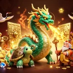 Experience thrilling gaming with SUNWIN's vibrant casino atmosphere and mythical characters.