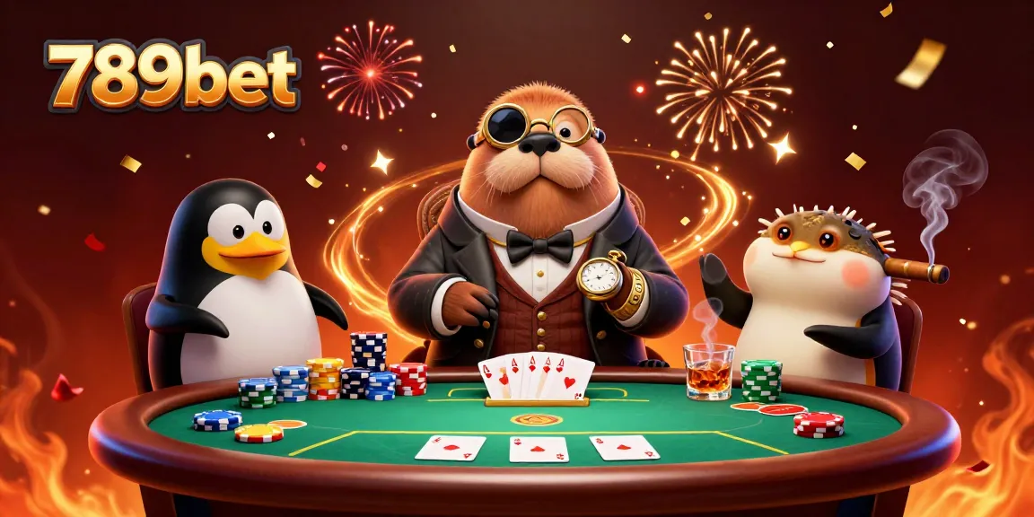 Chơi bài poker sôi động trên 789bet với cướng cáo chi tiết về các nhân vật hoạt hình vui nhộn.