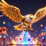 Dive into the World Cup 2026 excitement with a golden eagle amid vibrant casino elements!